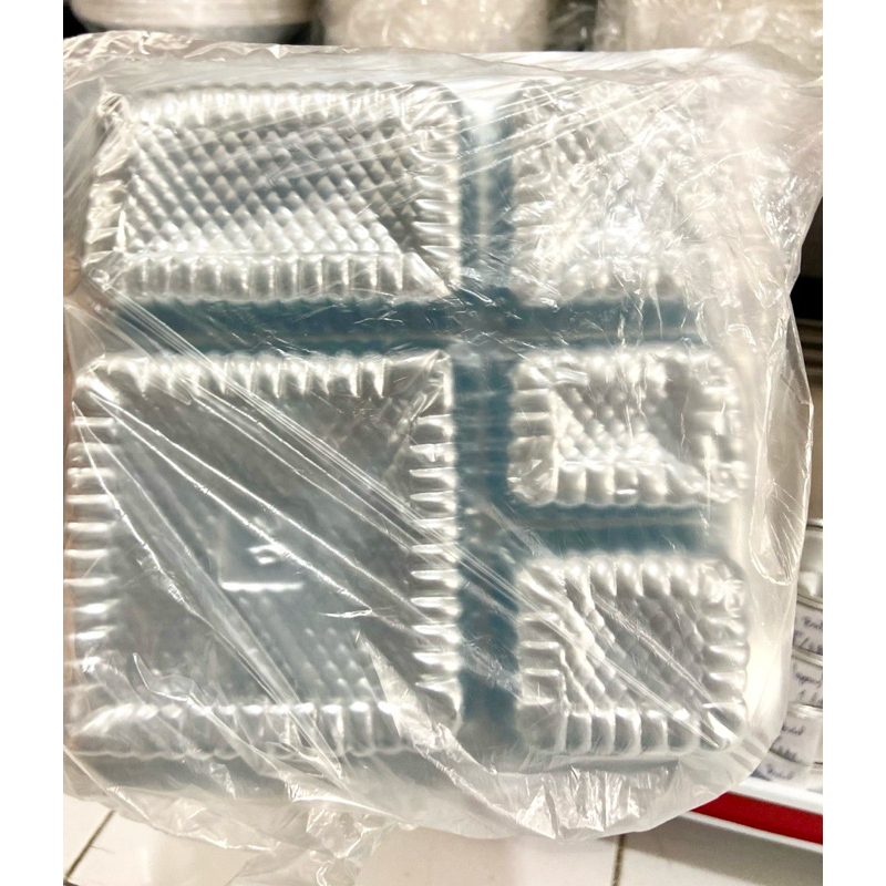 mika plastik bento 5 sekat | Mika nasi kotak sekat 5 isi 50 pc