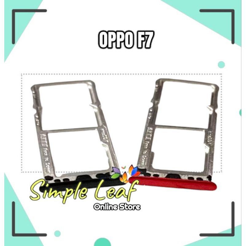 Simtray - Tempat Simcard Oppo F7 Slot Simcard