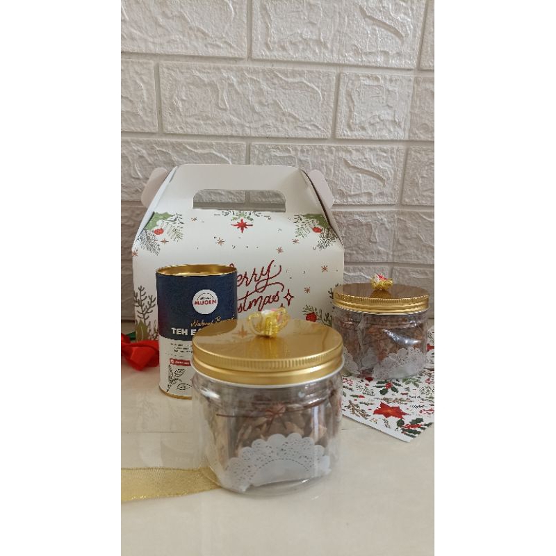 

Duo Mini Healthy Cookies hampers 2 toples/hampers natal hampers lebaran