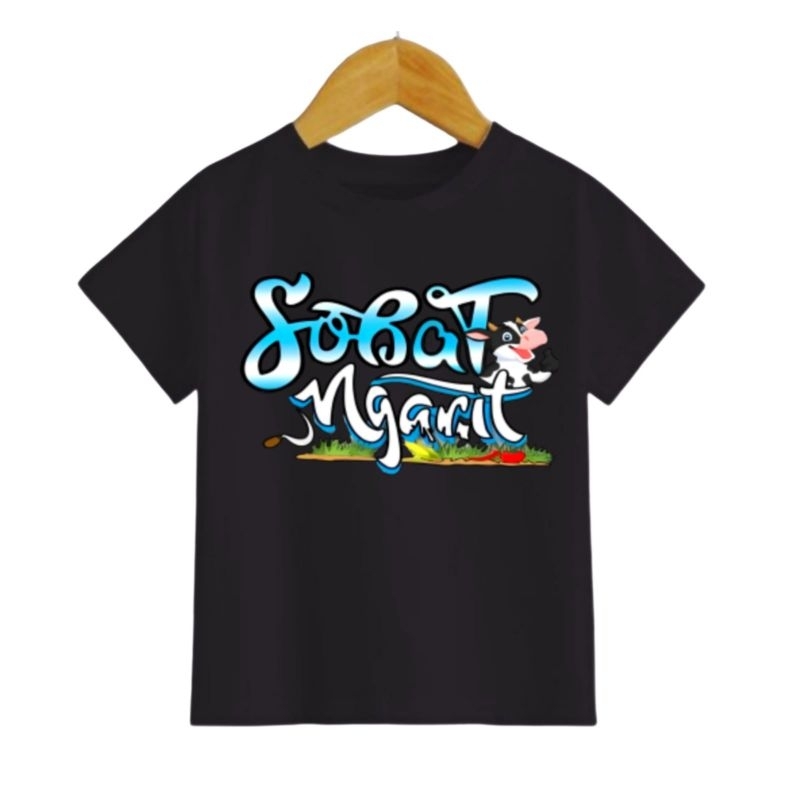 Baju Kaos Sobat ngarit(rumput) Anak usia 1-12Tahun Remaja Dan Dewasa/Kaos SOBAT NGARIT Rumput