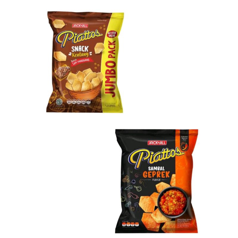 

Piattos Snack Kentang JUMBO 120Gr - Piattos Sapi Panggang / Piattos Sambal Geprek / Snack Kentang / Kripik Kentang / Snack Potato Crispy / Keripik Kentang Olahan / Snack Ultah / Hampers Ultah / Piattos JUMBO Murah / Keripik Kentang Murah / Piattos Renceng