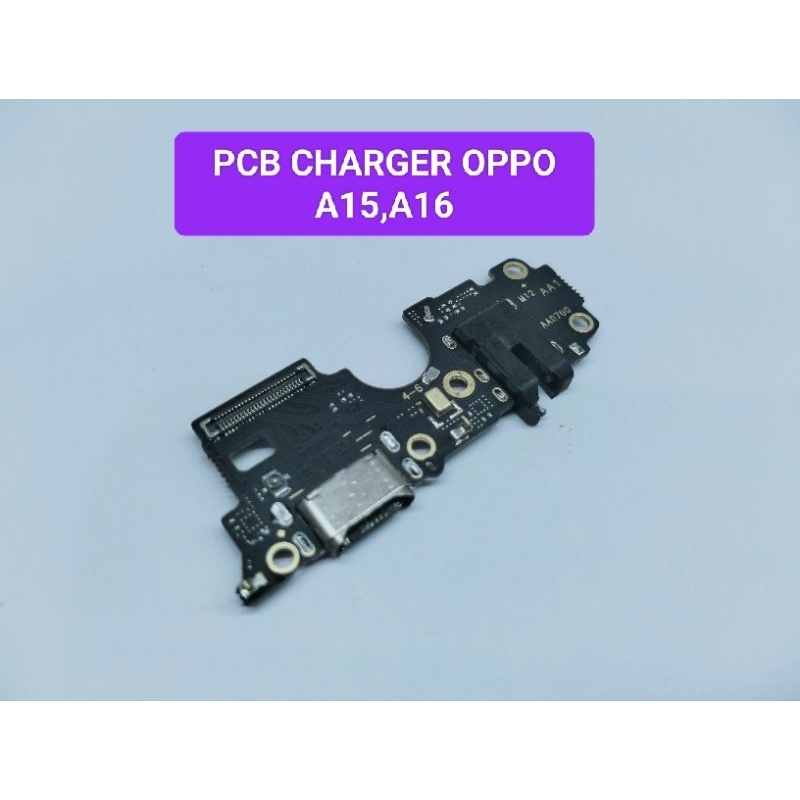 PCB CHARGER CONEKTOR CHARGER PAPAN CHARGER ORIGINAL OPPO A15 ,A16
