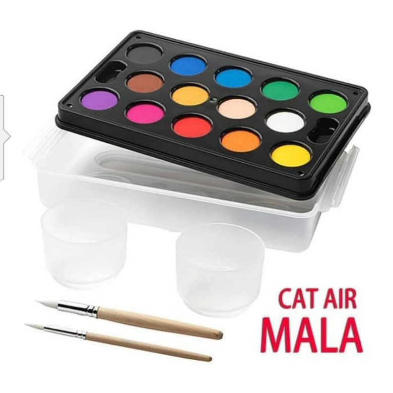 

KODE T75F Alat lukis gambar anak sekolah Mala cat air