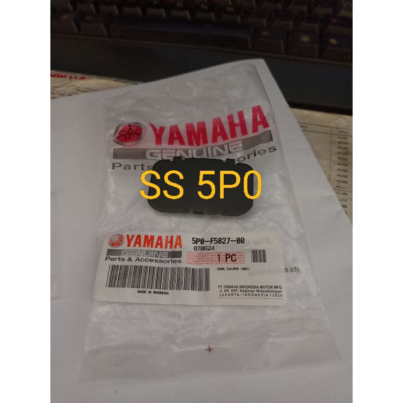 shim califer plat kampas sepatu rem cakram depan dalam mio j jupiter mx vega r new x ride 115 lexam 