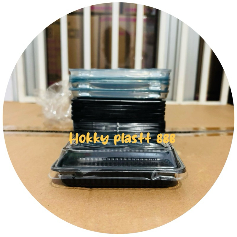 (ISI50PCS) Mika Brownies Mini Kecil / Kotak Puding Kue Tart / Kotak Snack