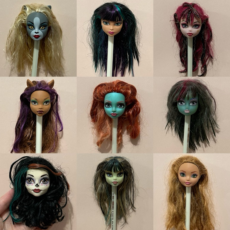 Kepala Boneka Monster High / Even After High / My scene / Barbie