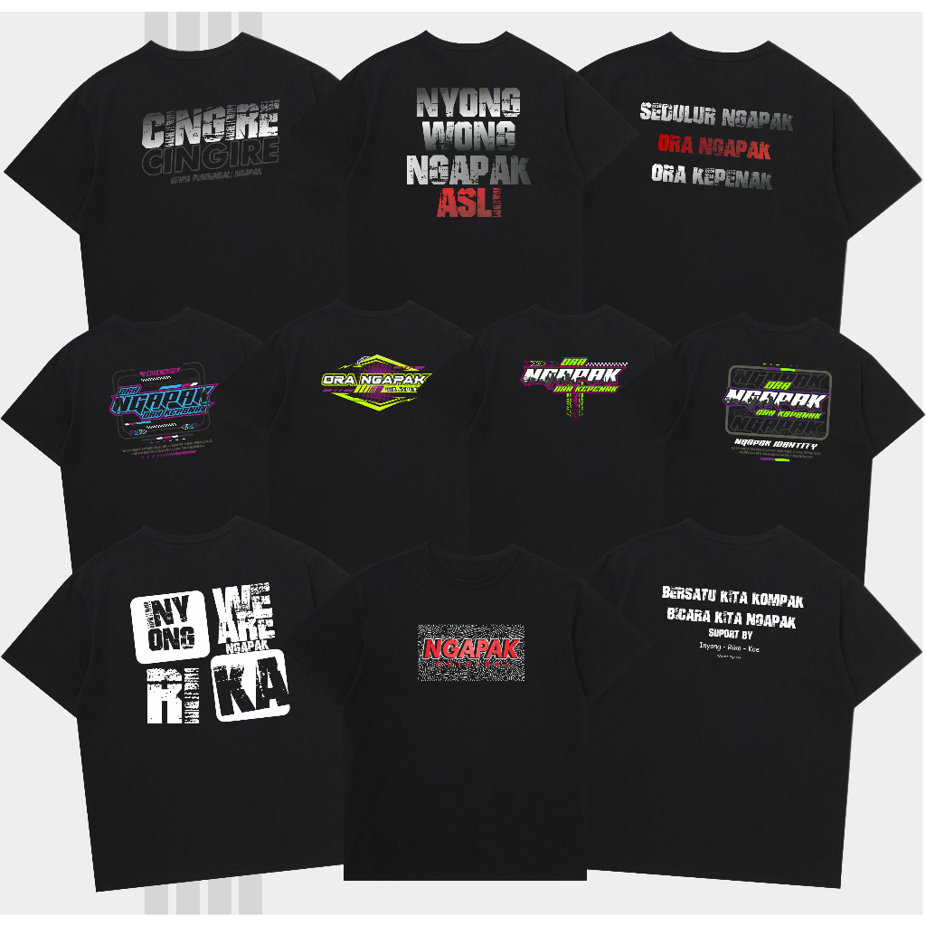 Kaos Ngapak Tshirt Baju Ngapak Sedulur Ngapak Banyumas Brebes Cilacap Kebumen Tegal Pemalang Purwoke