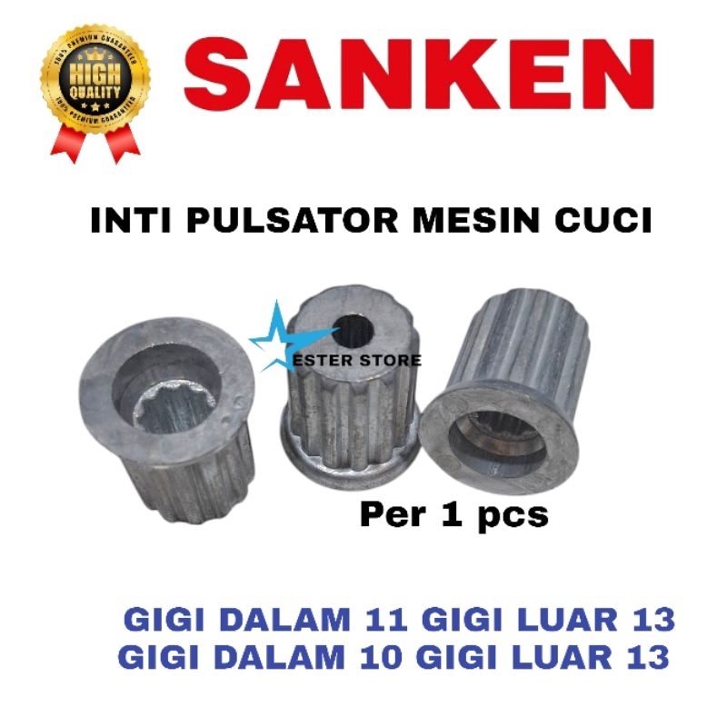 Inti pulsator/Gear pulsator mesin cuci Sanken 2 tabung