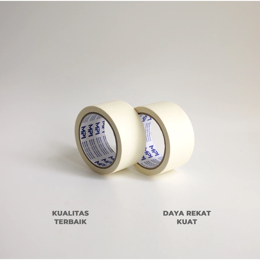 

Lakban Kertas / Masking Tape MPI Ukuran 48MM x 21M