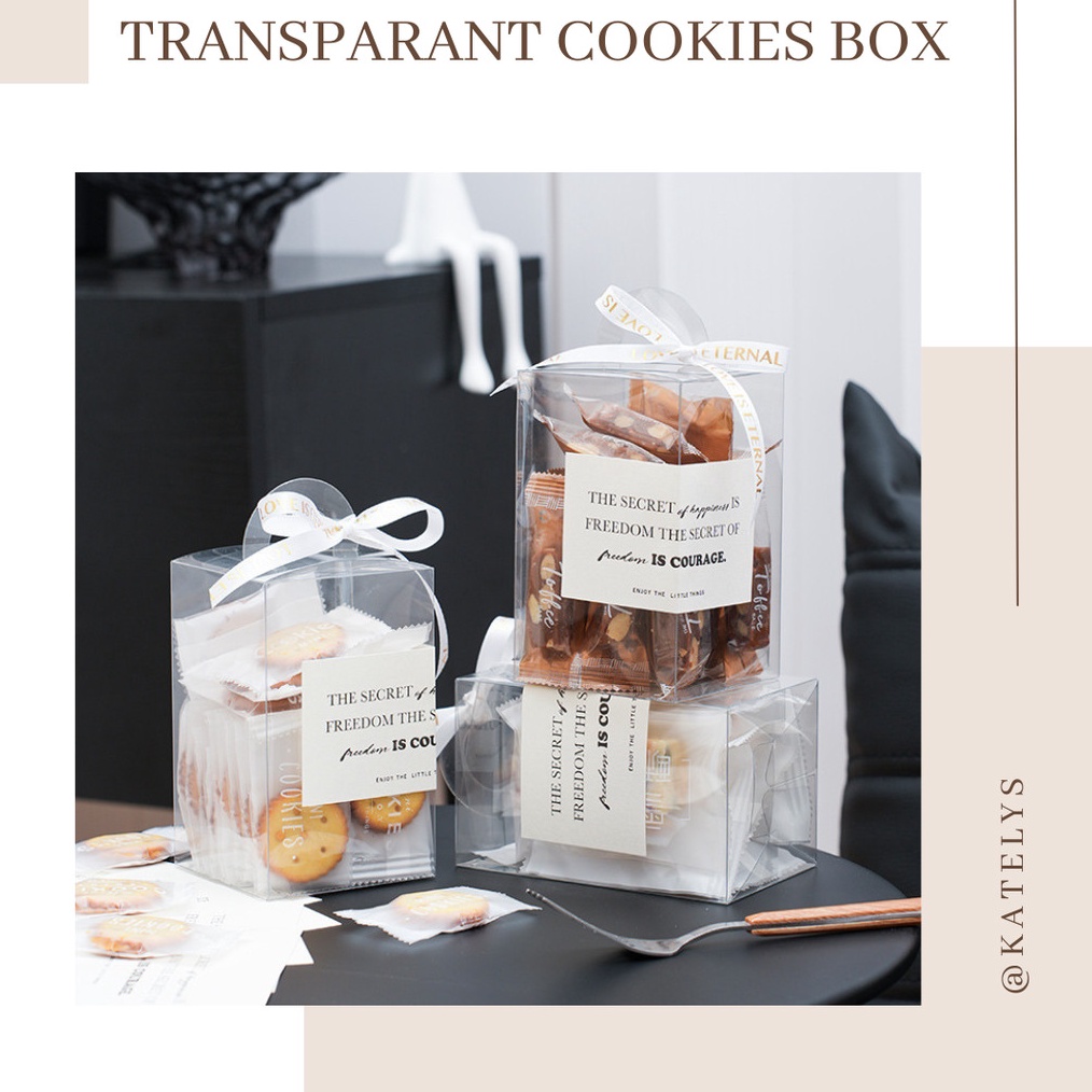 

Diskon 35 Hari Ini Transparant Cookies Box Box Kue Kecil Box Hadiah Kue Mini A2