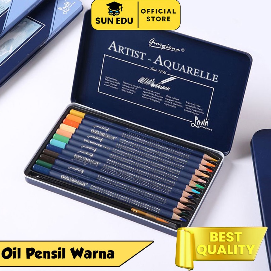 

KODE I66I Oil Pensil Warna 122448 WaterColor Pencil Color