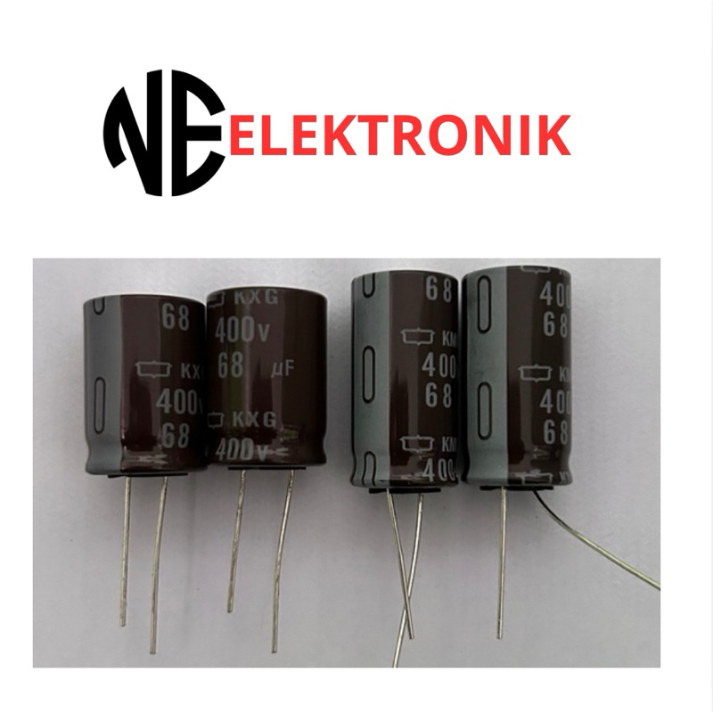 Kapasitor Elco 400v 68uf Original