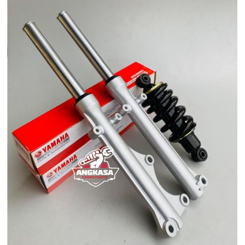 As Shock depan plus Tabung + Shockbreaker belakang Jupiter MX old Lama MX New 135 (1S7)
