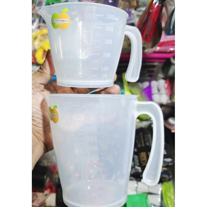 Gelas Takar Ukur Plastik 1000 ml Golden Sunkist GU5042