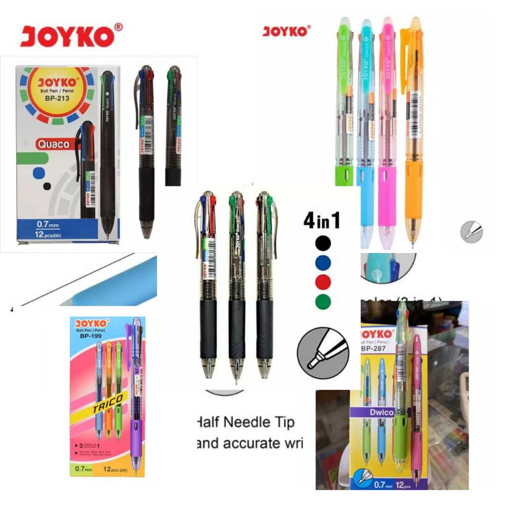 

Pulpen Joyko Multi Warna