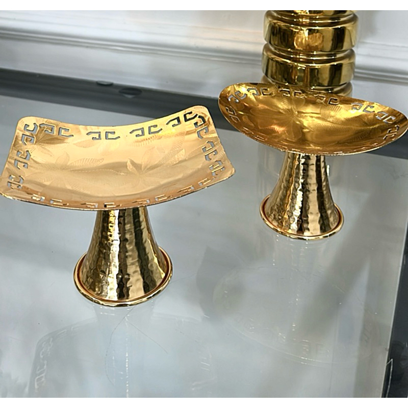 cake stand gold mini