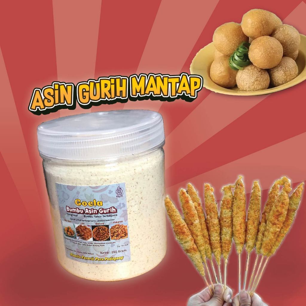 

Bumbu Penyedap Serbaguna Asin Gurih Toples Bumbu Atom Tabur 380gr - rmh001