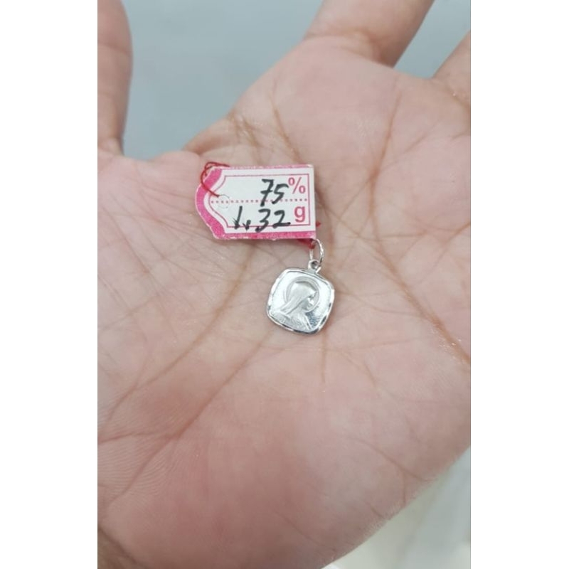 Liontin emas 75 bunda maria kotak