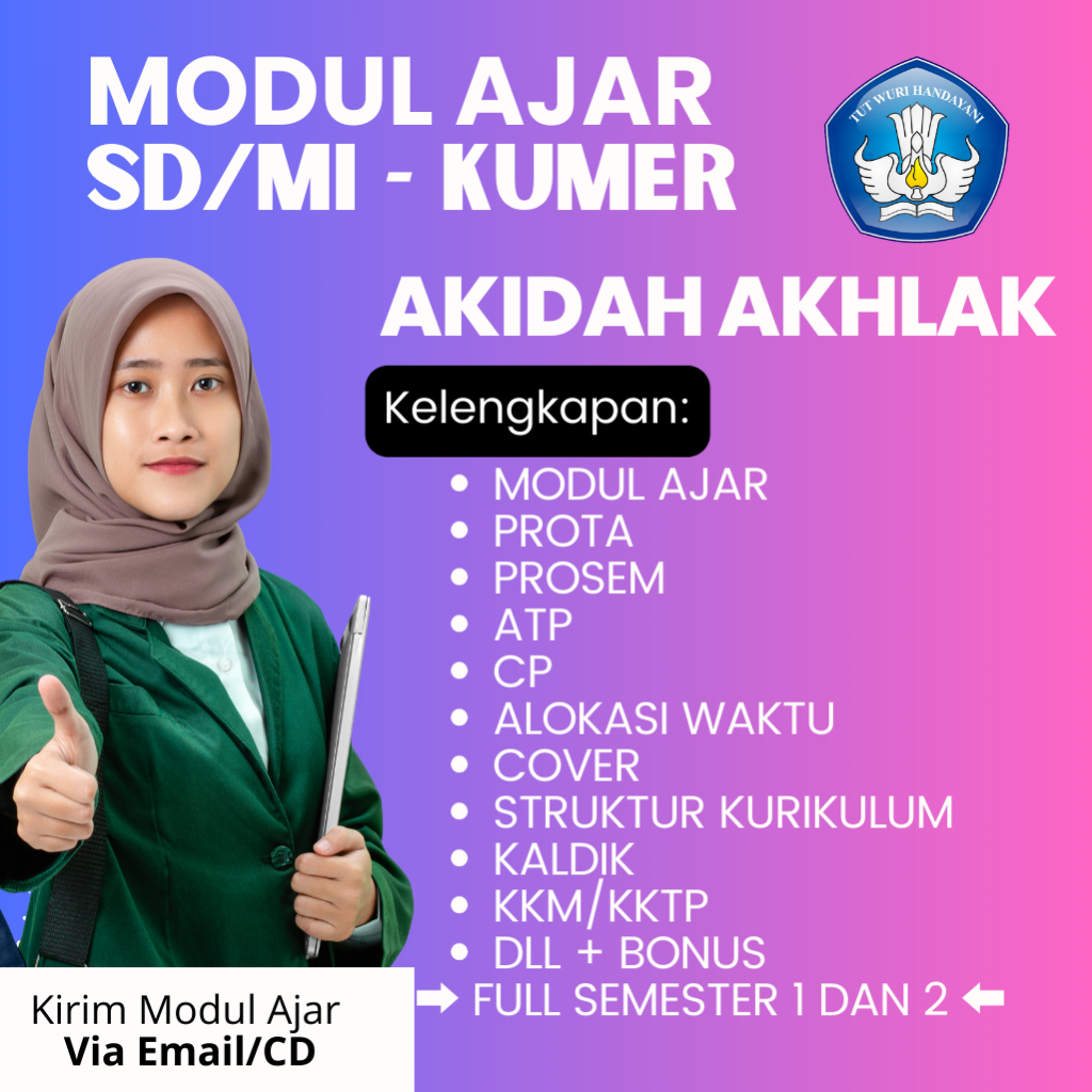 

MODUL AJAR AKIDAH AKHLAK KELAS MI KURIKULUM MERDEKA FULL 1 TAHUN