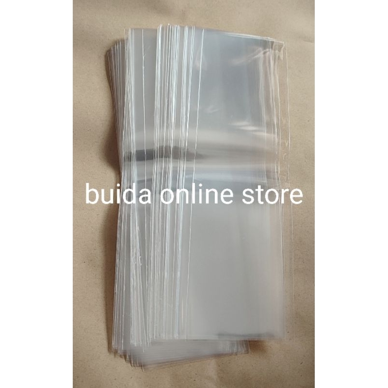 

Ecer Plastik Bening Plastik Kaca ukuran 7x25 cm kemasan kartu souvenir gift card kartu ucapan pensleeve