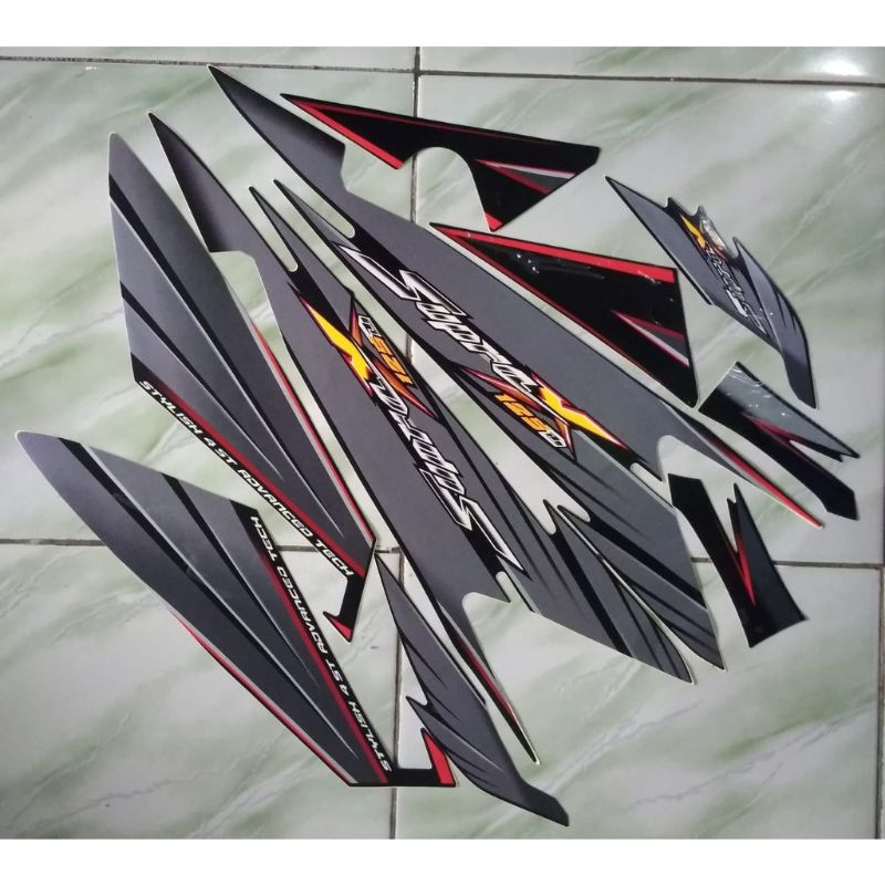 stiker striping honda supra x 125 2005 2006