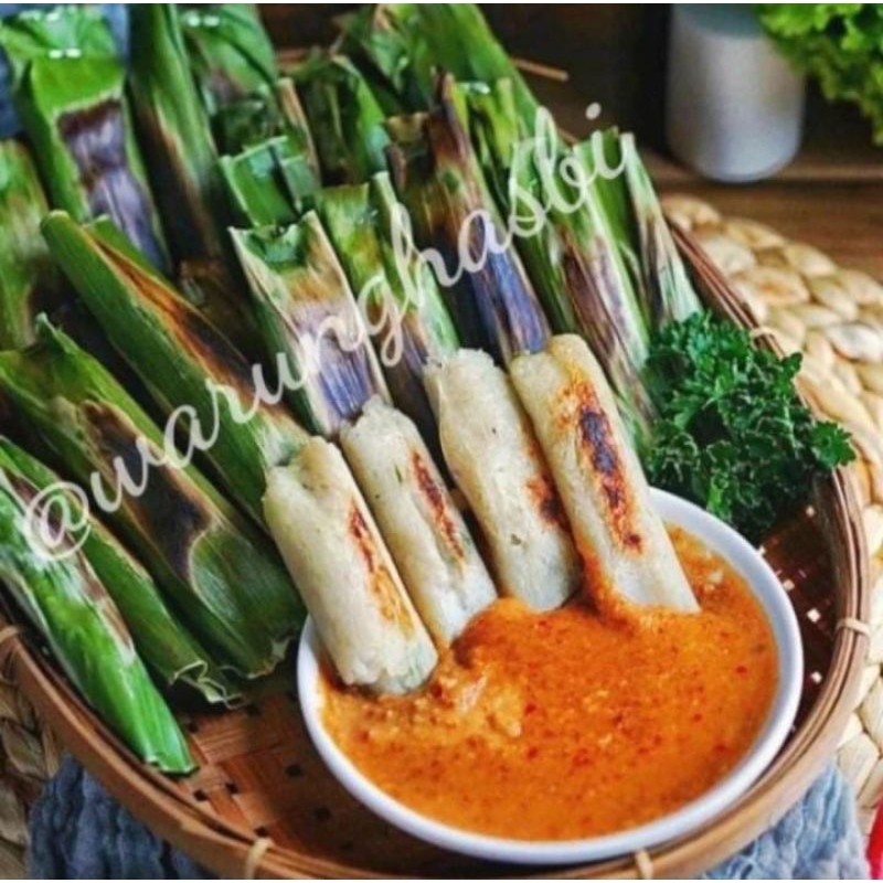 

Premium Otak-otak bakar + Bumbu kacang isi 10