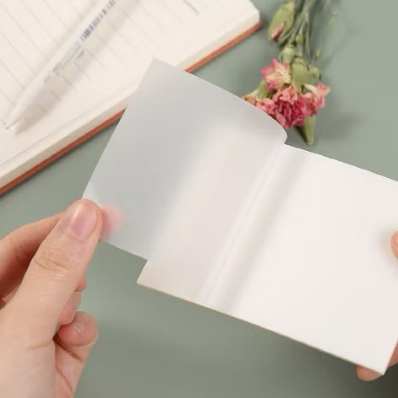 

Sticky Note Transparan Tahan Air untuk Kantor Sekolah 50 Lembar