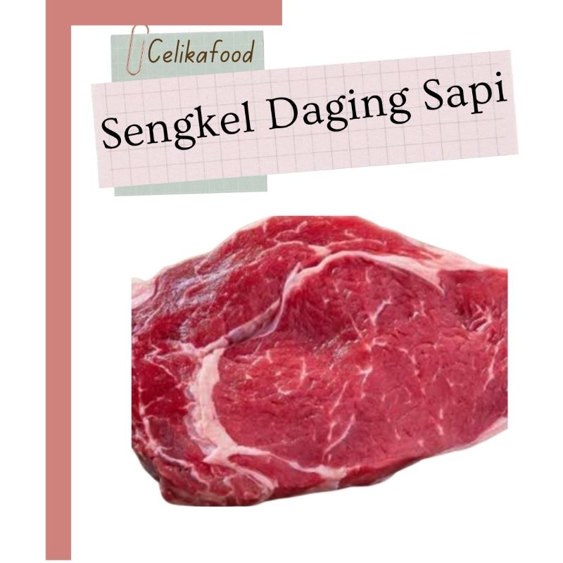 

Daging Sapi Sengkel Beef Shank Fresh Meat - 250gr