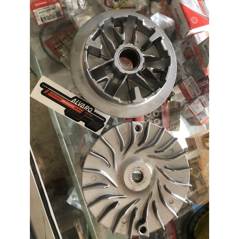 pully nmax sudah bubut,kerok jalur roller 13,5