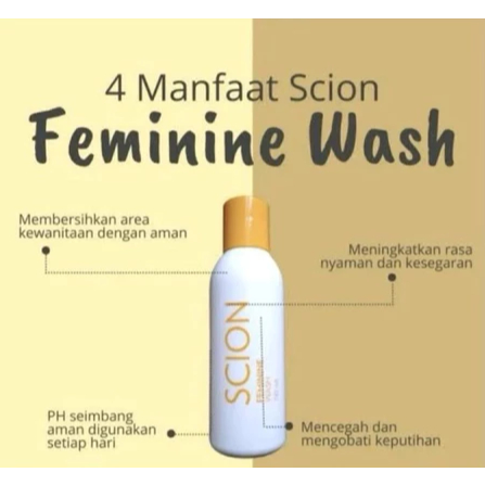 SCION FEMININE WASH Pembersih Kewanitaan Nyaman & Aman