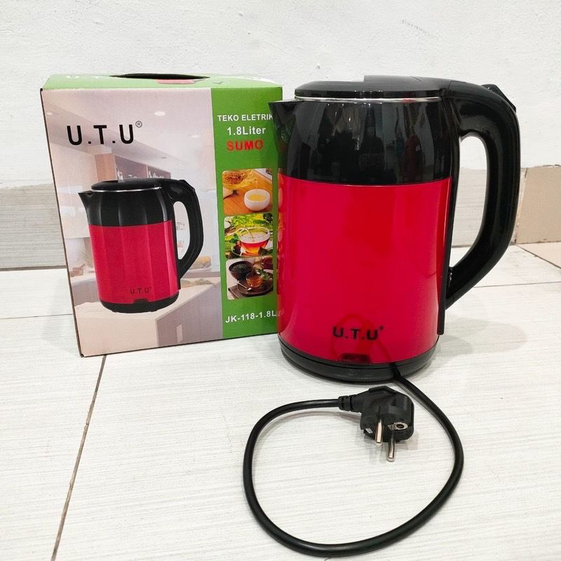 TGM UTU Kettle Air Ceret 118 (Sumo) 1,8 Liter / Teko Listrik Original UTU