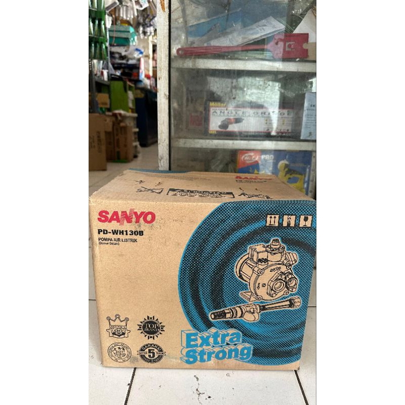 Sanyo Pompa Air Sumur Dalam Non Auto Otomatis PDWH 130 B / PDWH130B / PDWH-130 B
