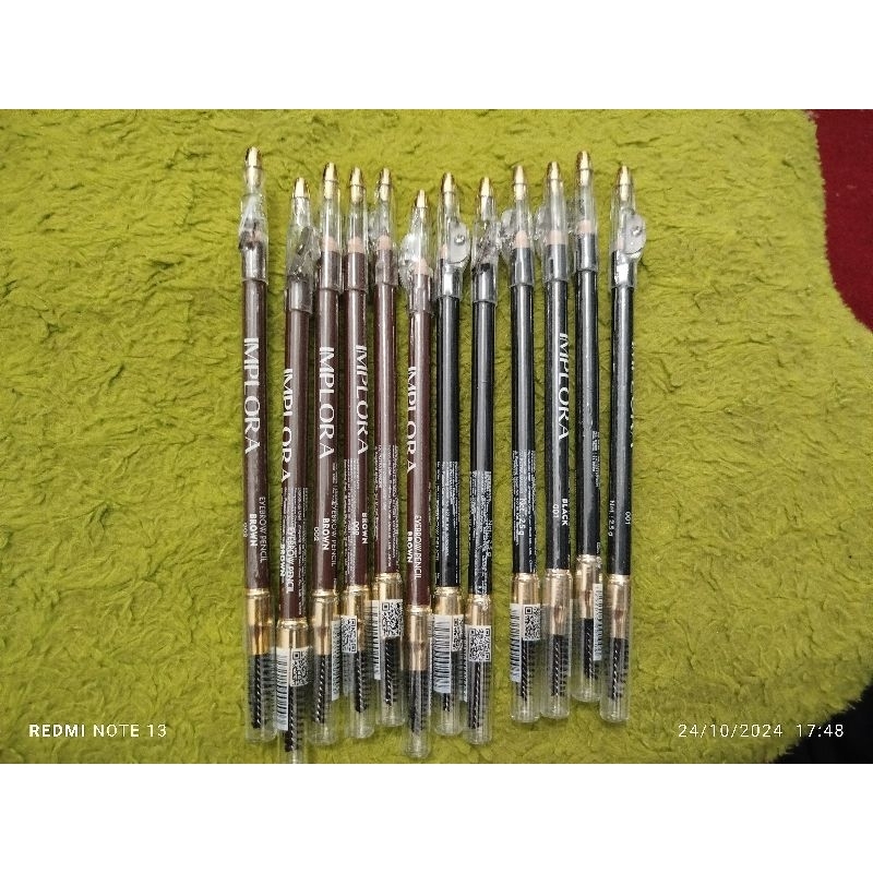 pensil alis implora original pensil alis implora hitam coklat