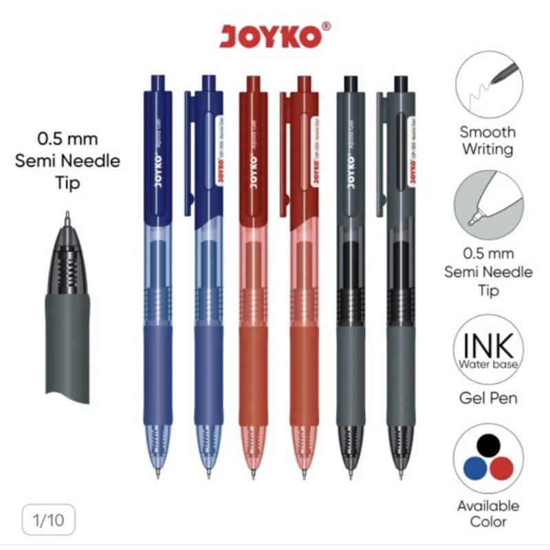 

Pena Gel Joyko Apola GP-355 0,5mm (4pcs)