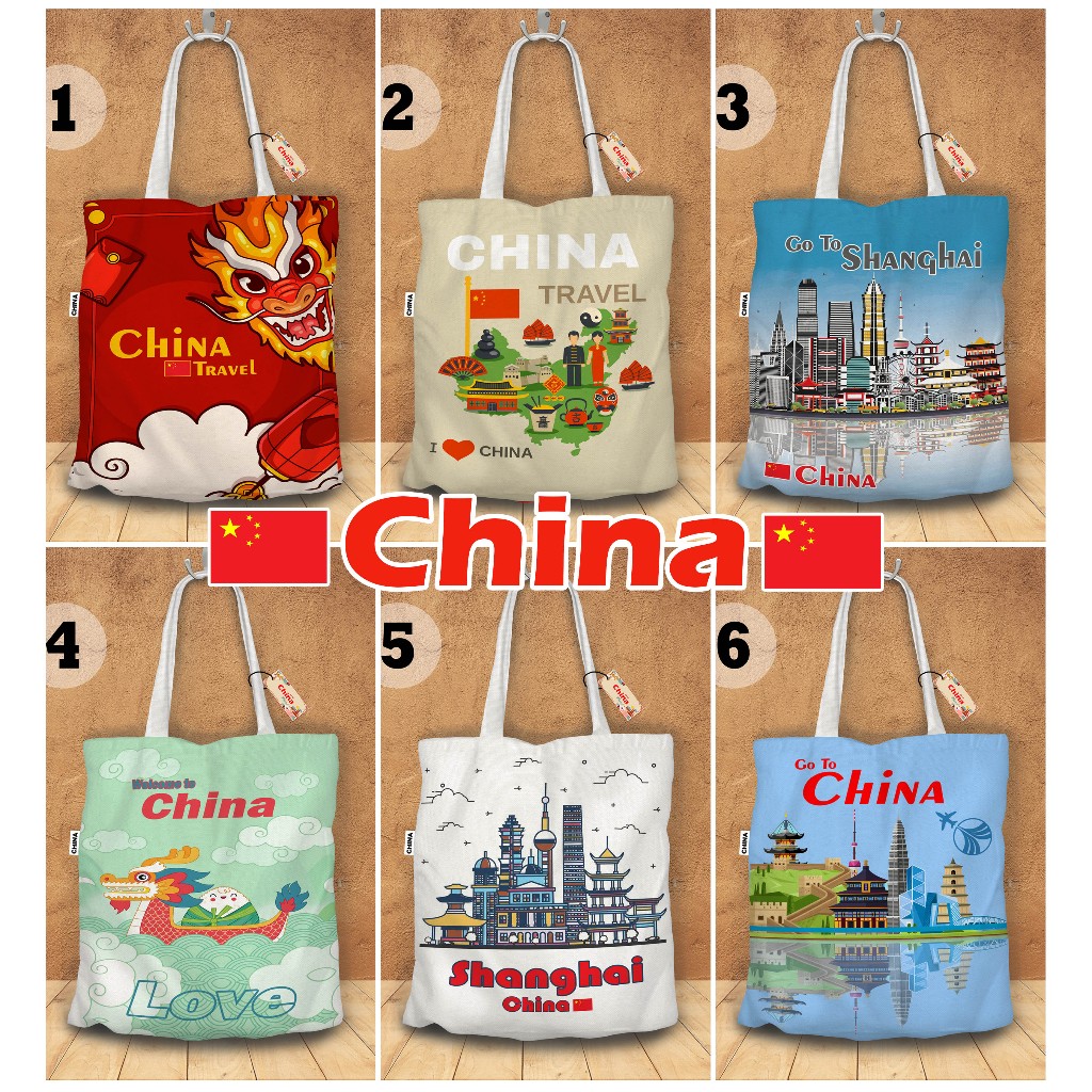 TAS CHINA, KANVAS TAS SOUVENIR