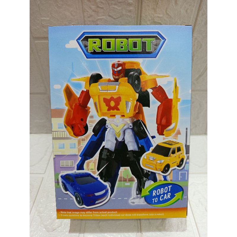 Mainan tobot mini tritan