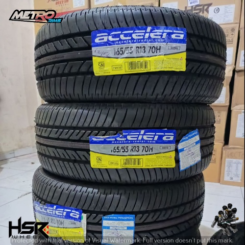 ban mobil tubles ring 14 165/55 merk accelera gama ukuran 165 55 R13 mobil fiat cerry karimun