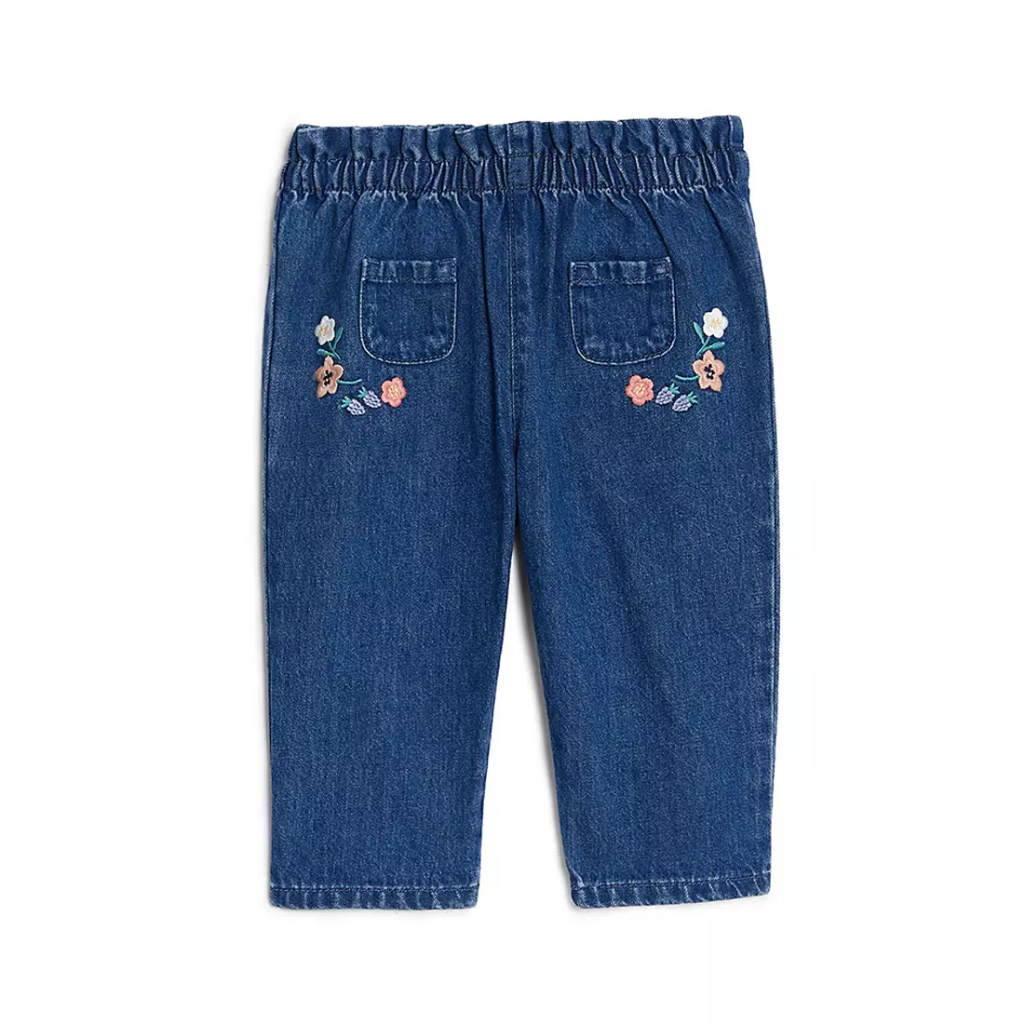 Marks & Spencer - Pure Cotton Floral Jeans