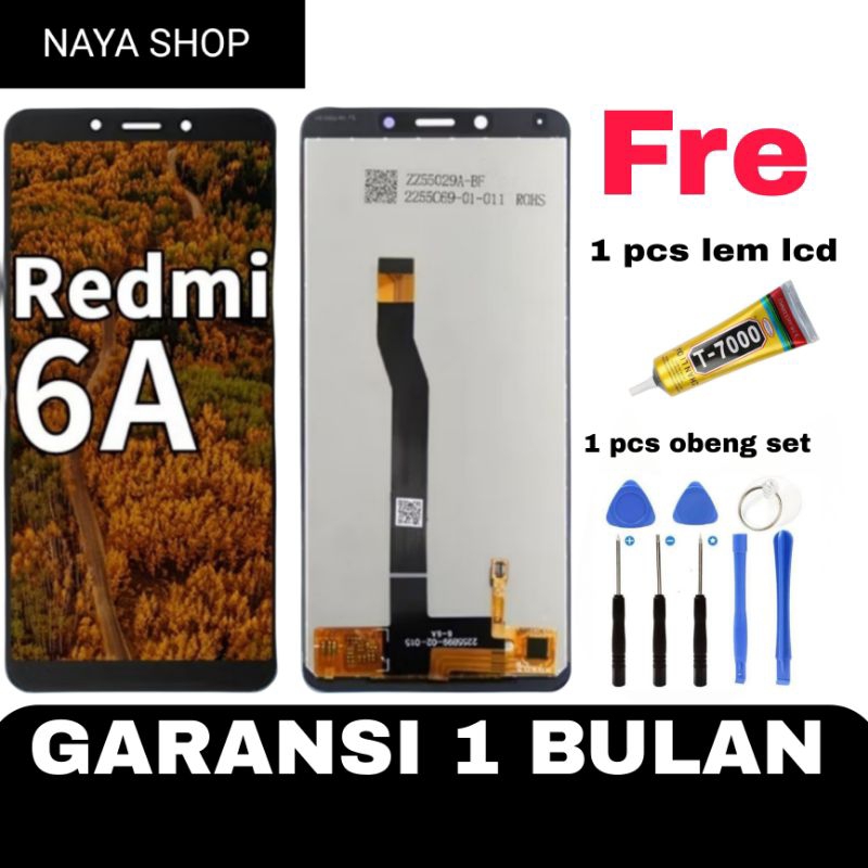( ORIGINAL ) LCD TOUCHSCREEN XIAOMI REDMI 6A COMPLETE FULLSET ORIGINAL 100%
