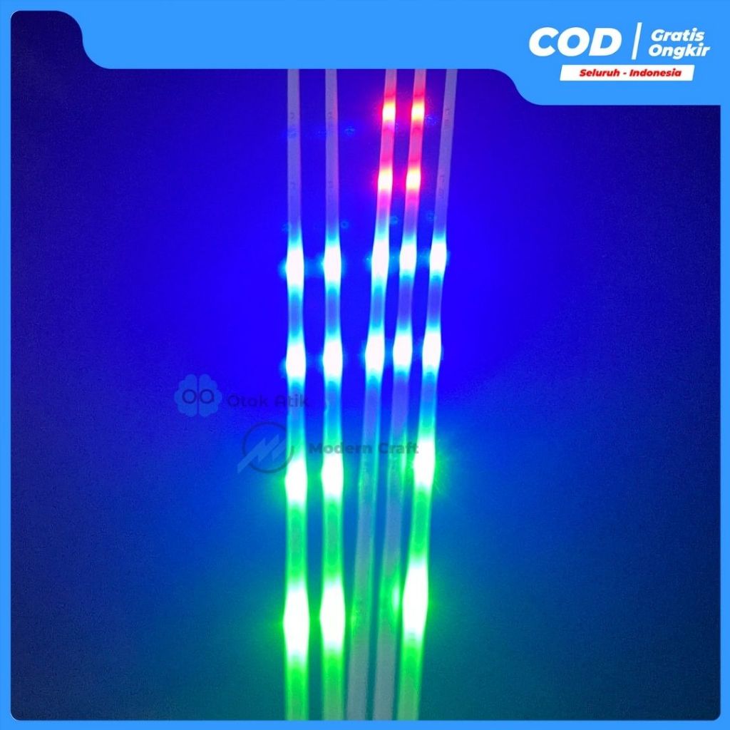 Lampu LED tetes RGB running meteor | LED lidi | LED hujan rainbow