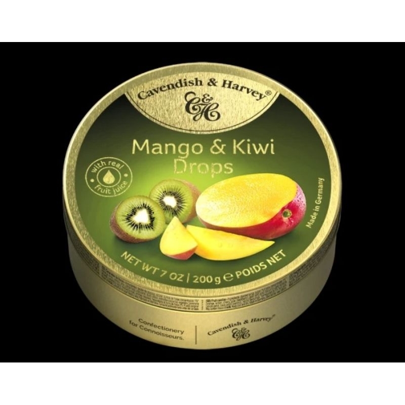 

Permen Candy Cavendish& Harvey Rasa Mango&kiwi