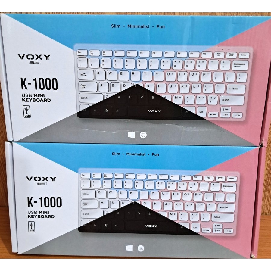 Keyboard mini USB VOXY keyboard usb mini colour