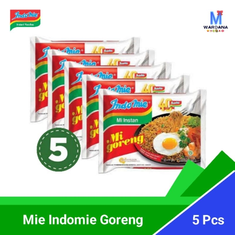 

Indomie Goreng Mie Goreng Indomie 5 x 85 gr - Isi 5 Pcs