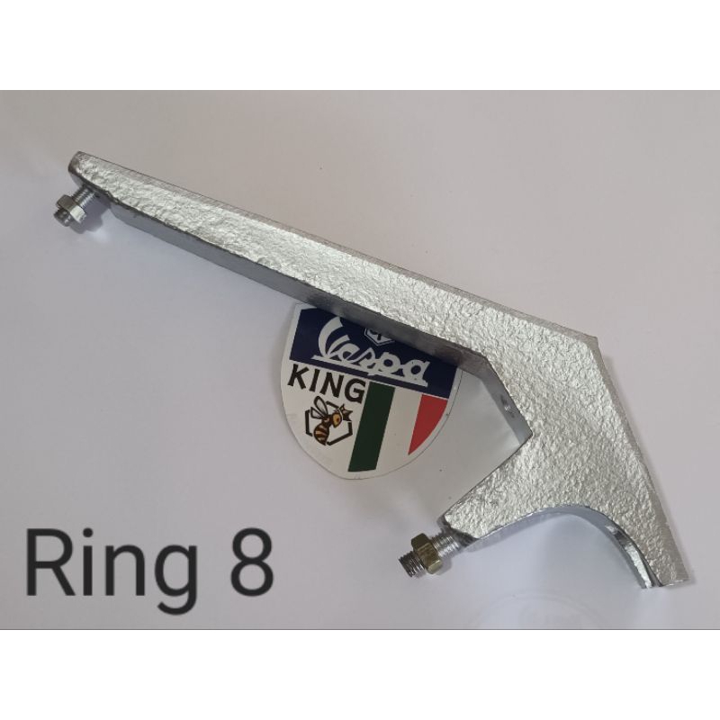 breket ban serep vespa klasik ring 8 cagak pangkon ban serep vespa ring 8 super ps
