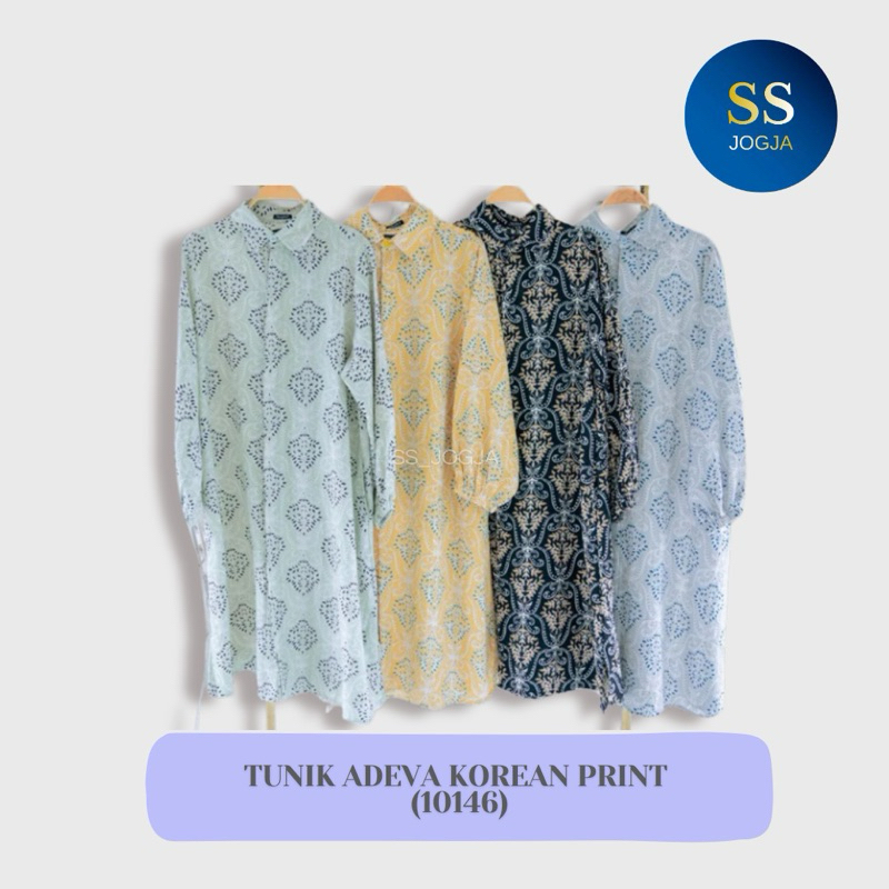 tunik Adeva Korean print (10146 )