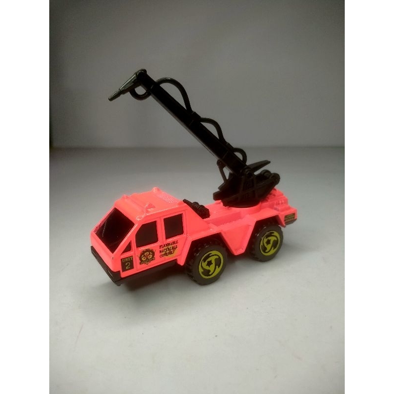 Hot Wheels Mattel 1998 1:64 Scale Biohazard Series Pink Flame Stopper