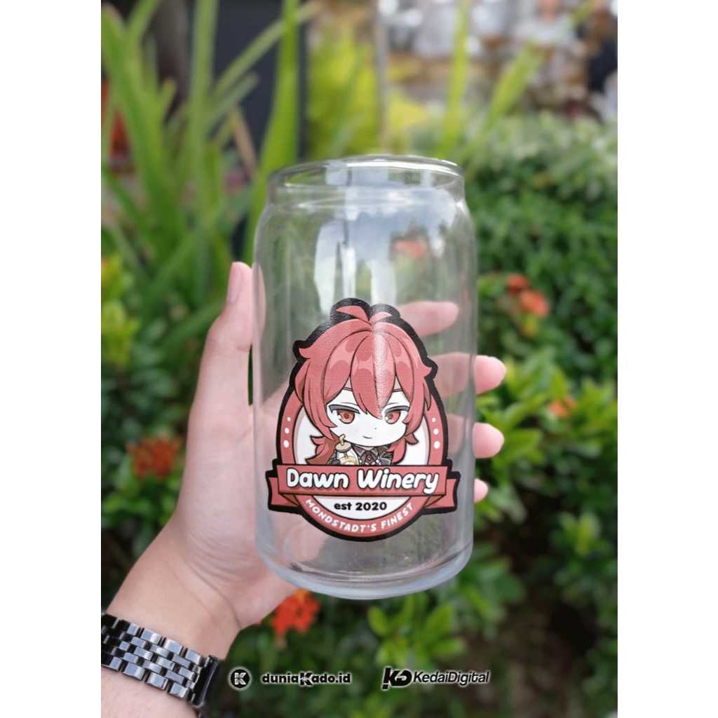 GELAS KACA KALENG CAN SHAPE