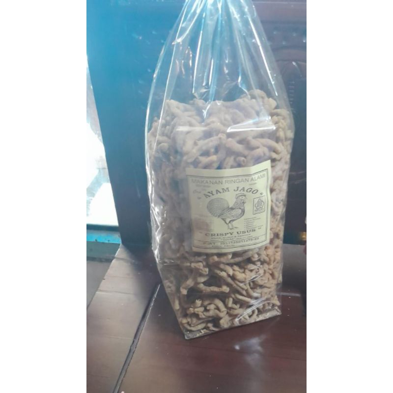 

Keripik usus/ usus kripsy ayam jago kemasan 1/4kg 1/2kg 1kg 2kg