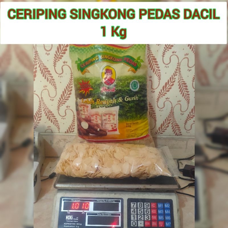 

Kerupuk Ceriping Singkong Pedas Dacil 1 Kg