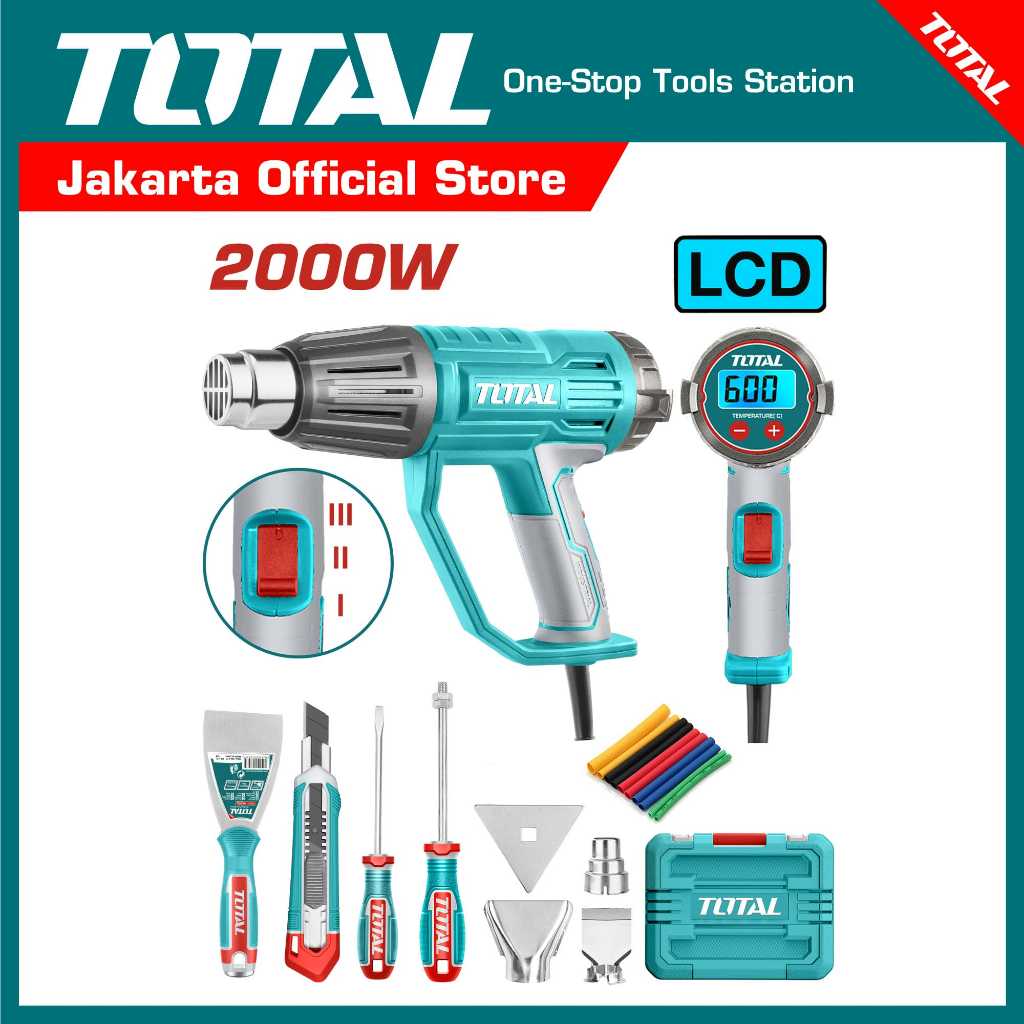 Total TB200561 Heat Gun LCD 2000W